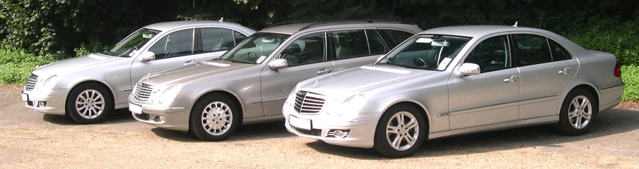 Travel in a chauffeur-driven Mercedes